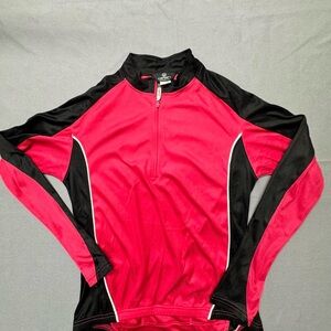 Canari Women’s large Pink and Black Cycling Jersey
